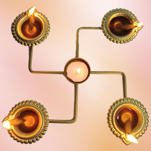 Diya OM Decoration for puja tlight dewali Decor Oil lamp Decoration urli Bowl Diya