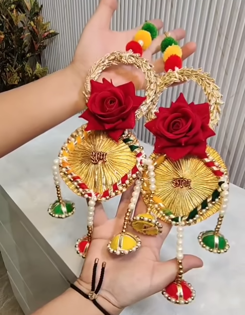 Shubh Labh hanging for home decor (1 pair)