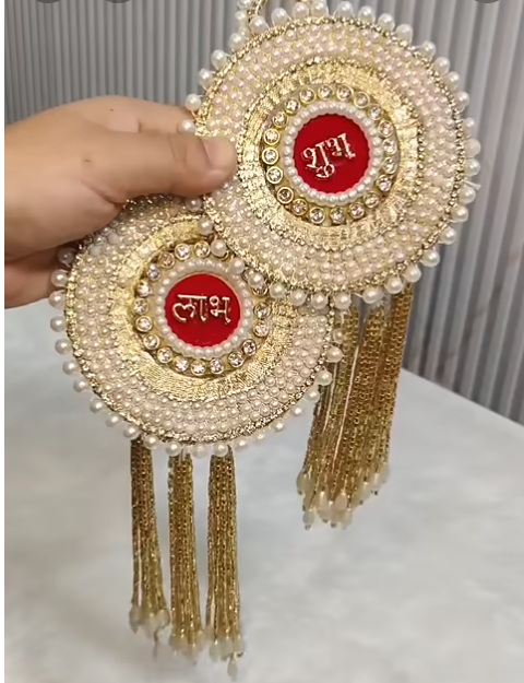 Shubh Labh hanging for home decor (1 pair)